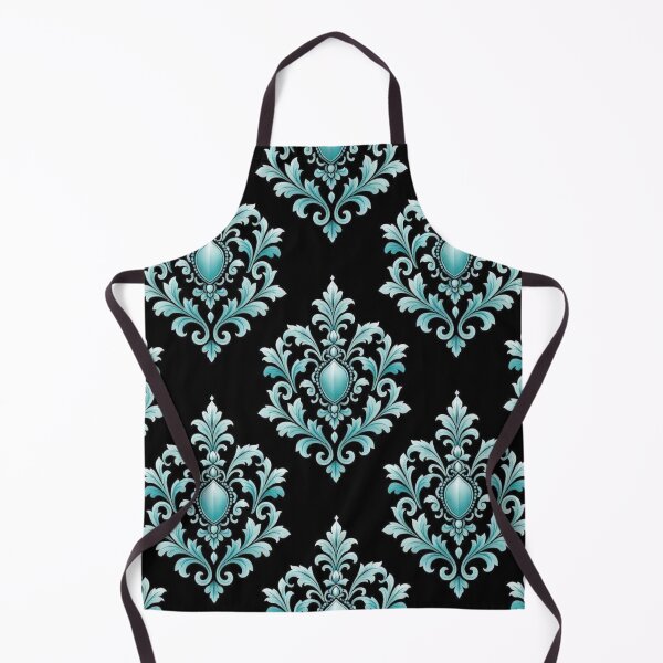 Item preview, Aqua-Black Baroque & Damask designed and sold by DesignsByPrnces.