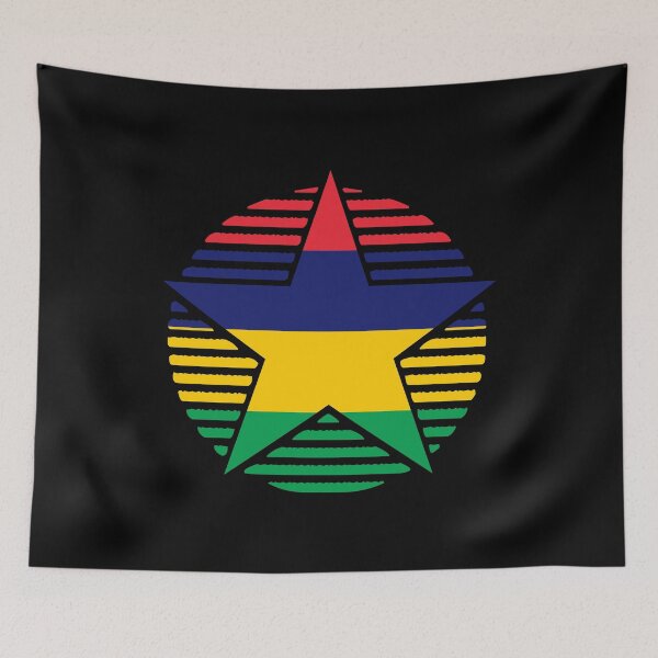 Item preview, Retro Mauritius Flag Star MU designed and sold by shitpostee.