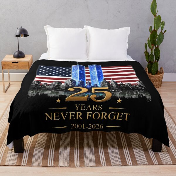 Item preview, Never Forget 25Th Years September 11 2001 Memorial Day Usa designed and sold by JoachimUnger.