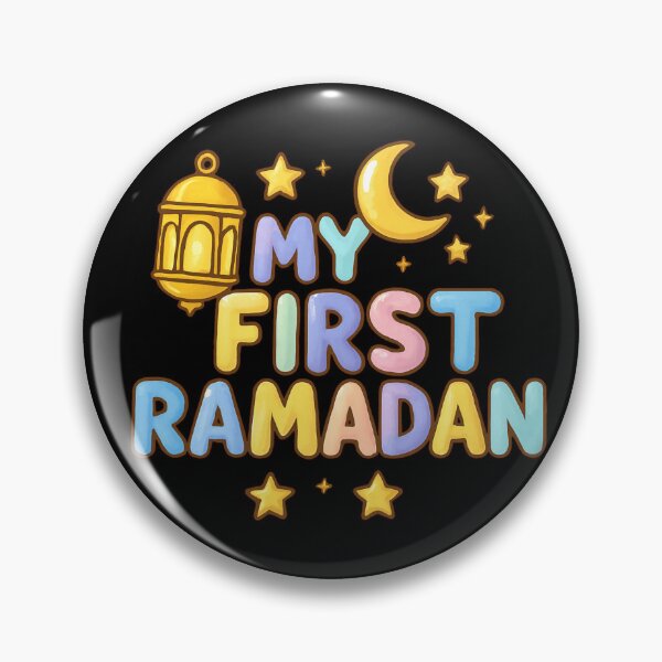 Item preview, My First Ramadan (V.9) – Pastel Islamic Lantern and Crescent Moon Design designed and sold by D-Islamic.