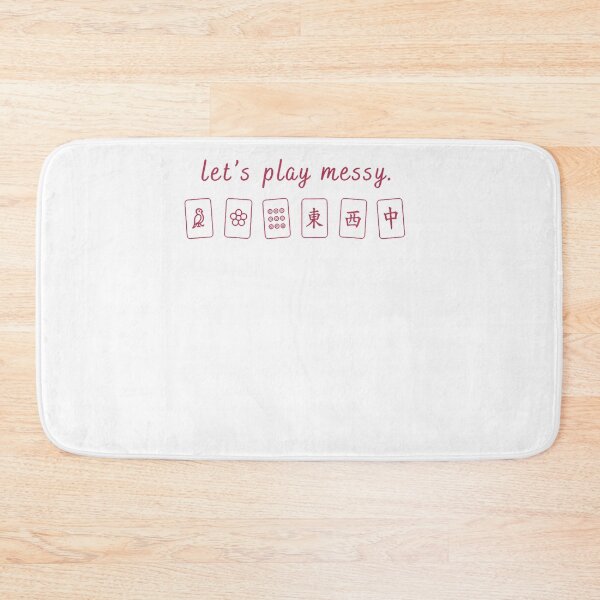 Item preview, Let'S Play Messy Funny Aesthetic Mahjong Player Humor designed and sold by JoachimUnger.