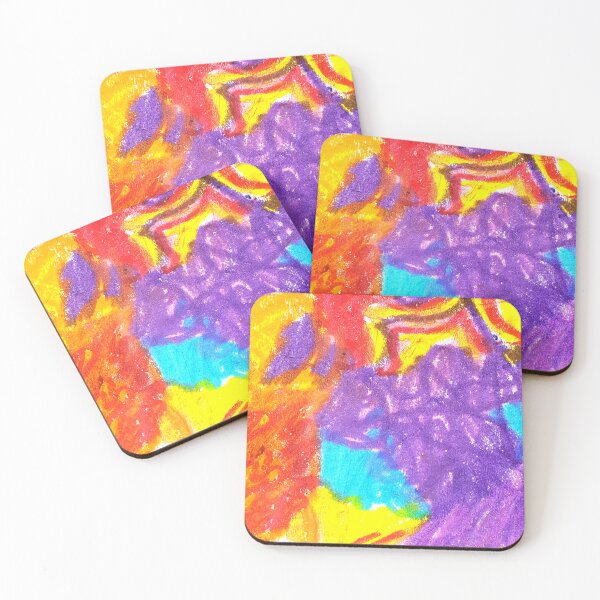 Item preview, abstract in purple and yellow designed and sold by Tereza Pilar  Art.