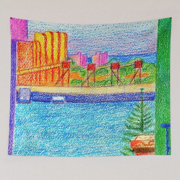 Item preview, Rio Tejo view. Algés. Lisboa. designed and sold by Tereza Pilar  Art.