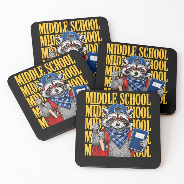 Item preview, Middle School Teacher Feral Raccoon Student Back To School designed and sold by JoachimUnger.
