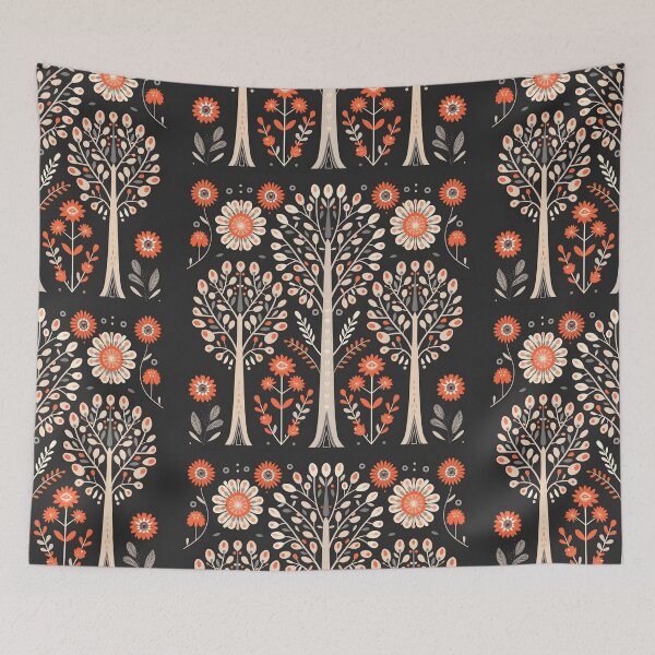 Item preview, Scandinavian Folk Art, Fairy-tale Forest designed and sold by xiao xuans.