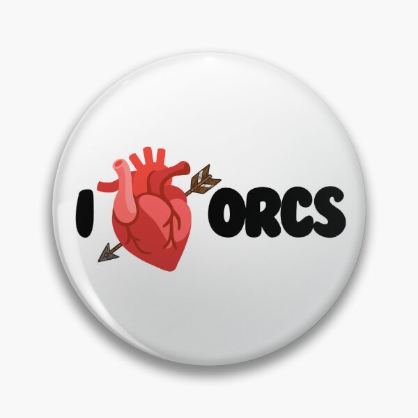Item preview, I Heart Orcs designed and sold by DoberPitDesigns.