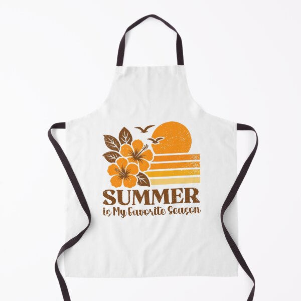 Item preview, Summer is My Favorite Season - Vintage Hibiscus Flower and Sunset Beach designed and sold by gunaone-design.