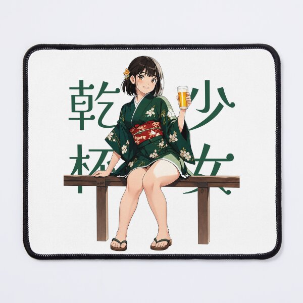 Item preview, kimono girl designed and sold by LOVE BEER JAPAN.