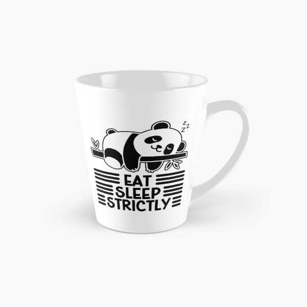 Item preview, eat sleep strictly funny panda bear designed and sold by gunaone-design.