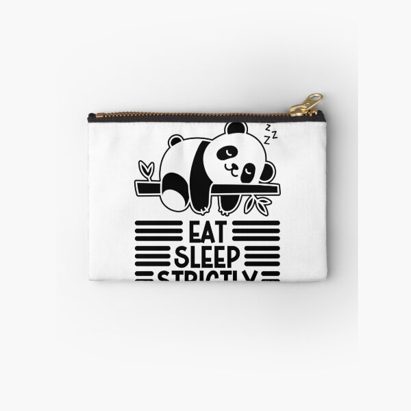 Item preview, eat sleep strictly funny panda bear designed and sold by gunaone-design.