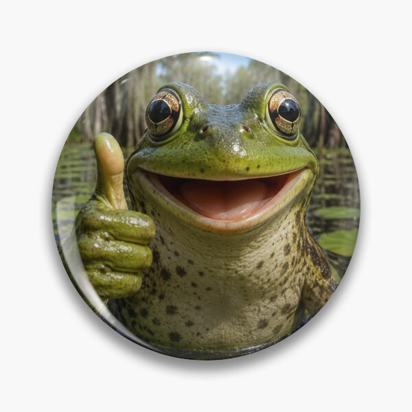 Item preview, Frog knee deep in a swamp! designed and sold by me-me-me74.