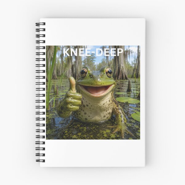 Item preview, Frog knee deep in a swamp! designed and sold by me-me-me74.