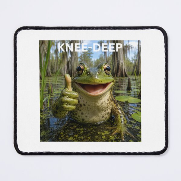 Item preview, Frog knee deep in a swamp! designed and sold by me-me-me74.