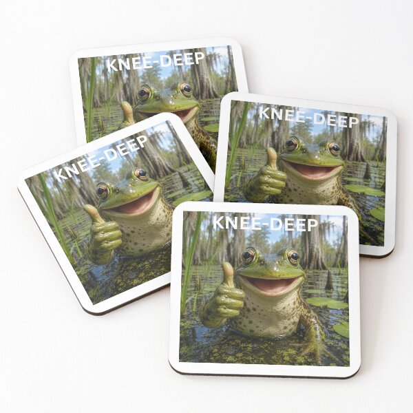 Item preview, Frog knee deep in a swamp! designed and sold by me-me-me74.