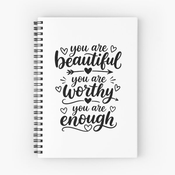 Item preview, you are beautiful, you are worthy, you are enough designed and sold by gunaone-design.