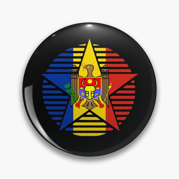 Item preview, Retro Moldova Flag Star MD designed and sold by shitpostee.