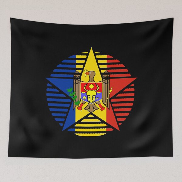 Item preview, Retro Moldova Flag Star MD designed and sold by shitpostee.