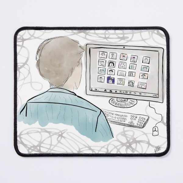 Item preview, Virtual Meeting Fatigue designed and sold by InkCanvass.