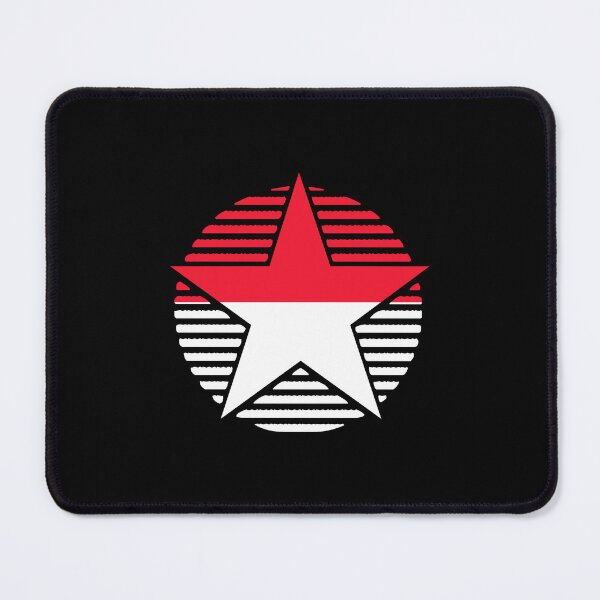 Item preview, Retro Monaco Flag Star MC designed and sold by shitpostee.