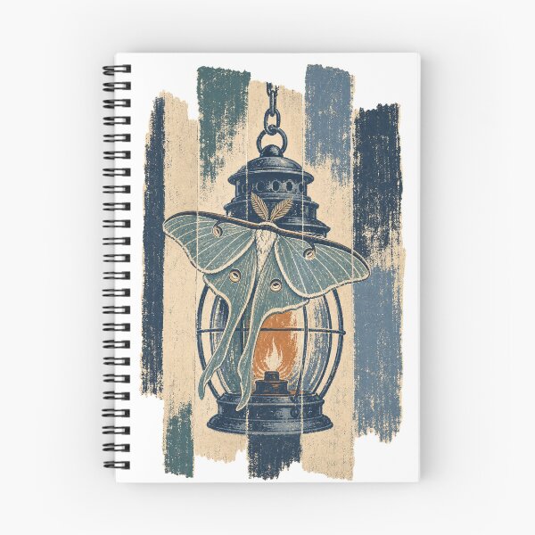 Item preview, Luna Moth on the Glass Lantern Witchy Occult Art designed and sold by VisualArtsOasis.
