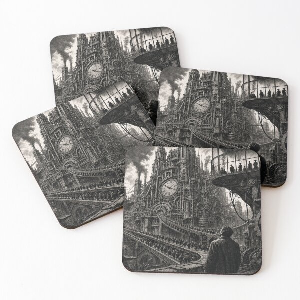 Item preview, Just Like Clockwork | Dystopian Themed Art designed and sold by FadedFrequency.
