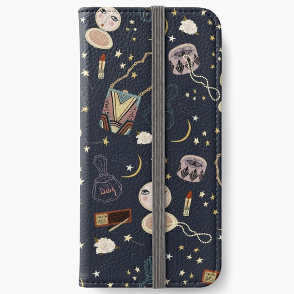 1920s cosmetics pattern iPhone Wallet