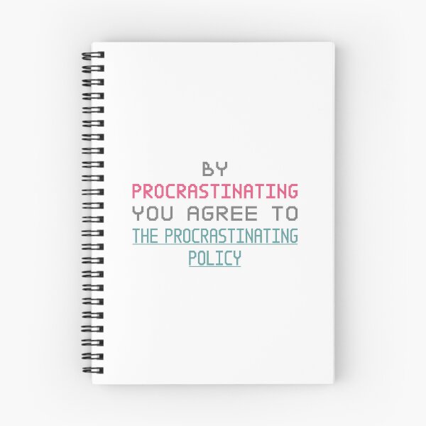 Item preview, The Procrastinating Policy designed and sold by weirdshop-451.