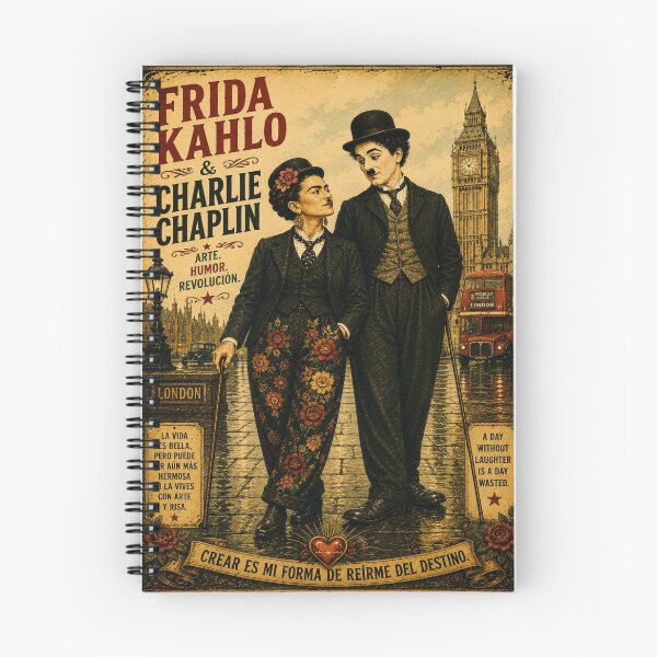 Item preview, Charlie Chaplin & Frida designed and sold by reggiemercedes.