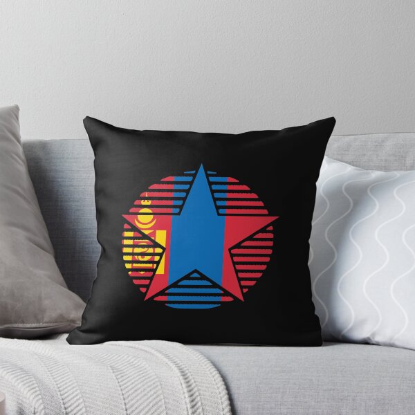 Item preview, Retro Mongolia Flag Star MN designed and sold by shitpostee.