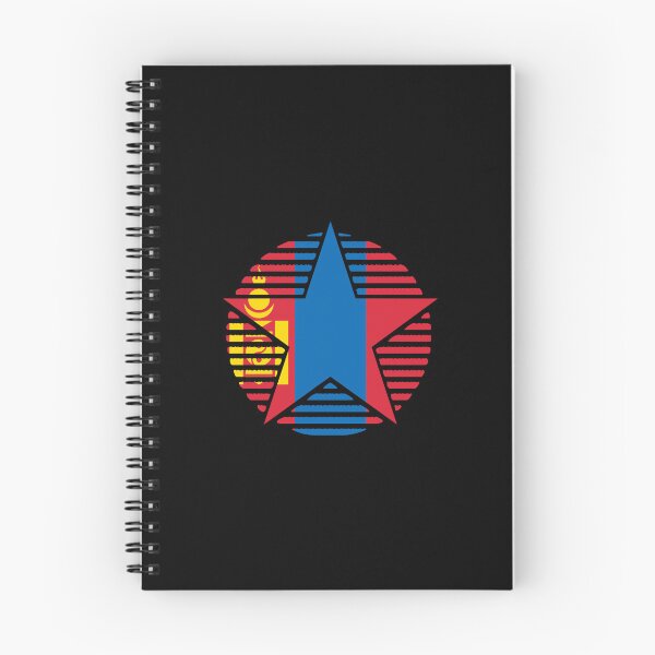 Item preview, Retro Mongolia Flag Star MN designed and sold by shitpostee.