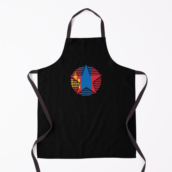 Item preview, Retro Mongolia Flag Star MN designed and sold by shitpostee.