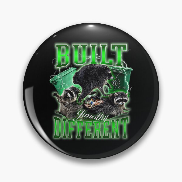 Item preview, Built Different Still Thriving Raccoon Meme Vintage designed and sold by NinigFox.