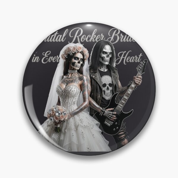 Item preview, Brutal Rocker Bride Guitar Couple designed and sold by Voodoo Store Paranormal Collections.