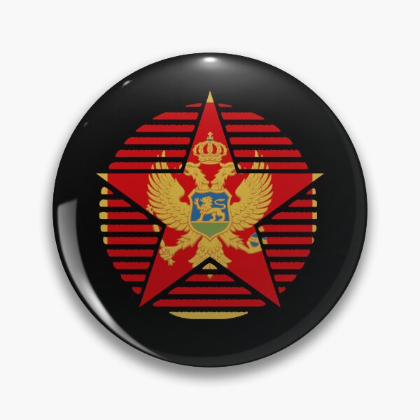 Item preview, Retro Montenegro Flag Star ME designed and sold by shitpostee.