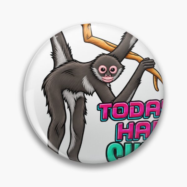 Item preview, Today Is Happy Sunday Monkey – Funny Weekend Vibes Retro Neon Design designed and sold by mrworld000.