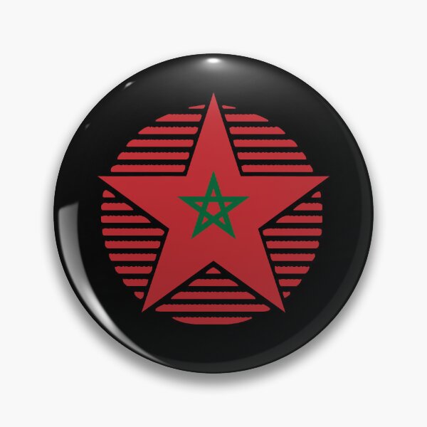 Item preview, Retro Morocco Flag Star MA designed and sold by shitpostee.