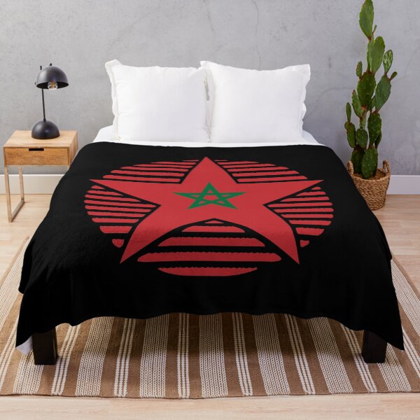 Item preview, Retro Morocco Flag Star MA designed and sold by shitpostee.