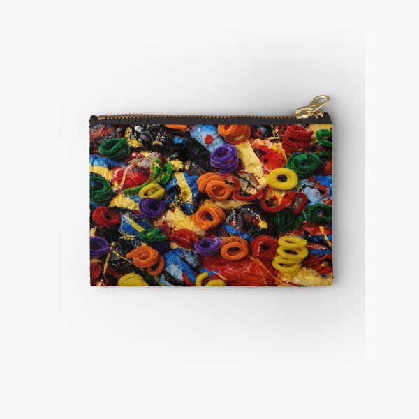 Item preview, Colorful Spiraled Pipe Cleaner and Splatter Mixed Media Art designed and sold by THE SPLATTERED HAUS BY SAGE BANKS.