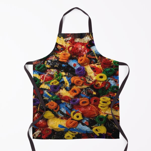 Item preview, Colorful Spiraled Pipe Cleaner and Splatter Mixed Media Art designed and sold by THE SPLATTERED HAUS BY SAGE BANKS.