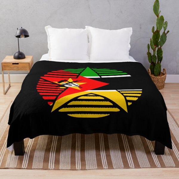Item preview, Retro Mozambique Flag Star MZ designed and sold by shitpostee.