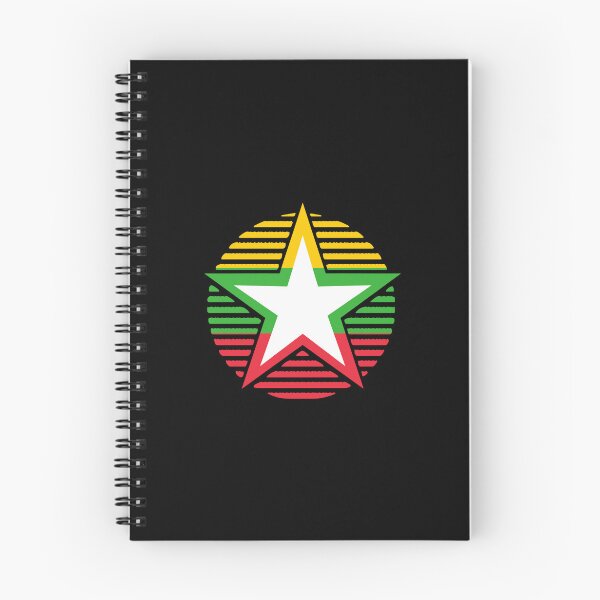 Item preview, Retro Myanmar Flag Star MM designed and sold by shitpostee.