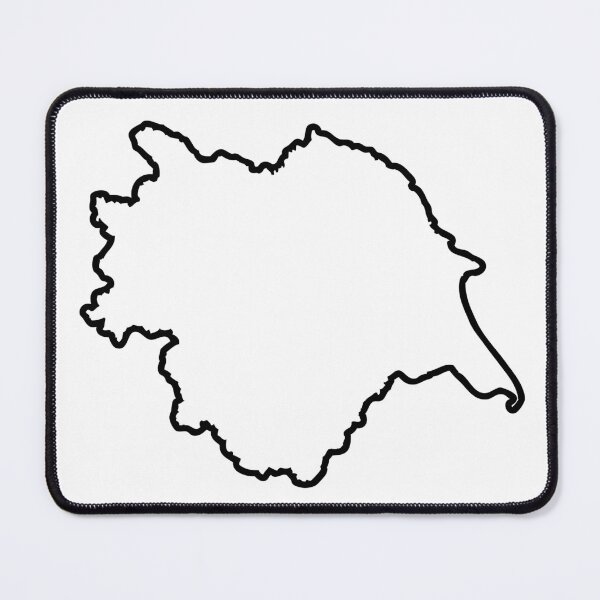 Item preview, Yorkshire England Map Outline Modern Minimalist Graphic designed and sold by OnHeathAndMoor.