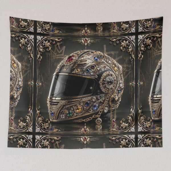 Item preview, Luxury Jewelry​ Motorcycle Helmet designed and sold by Adisak-designs.