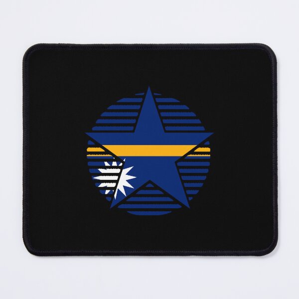 Item preview, Retro Nauru Flag Star NR designed and sold by shitpostee.