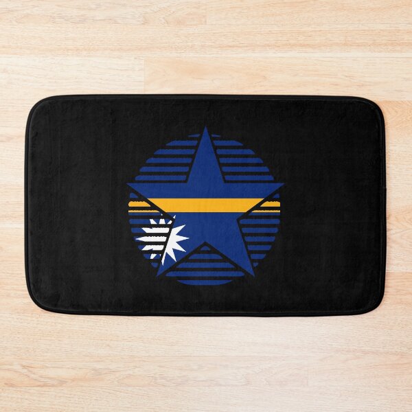 Item preview, Retro Nauru Flag Star NR designed and sold by shitpostee.