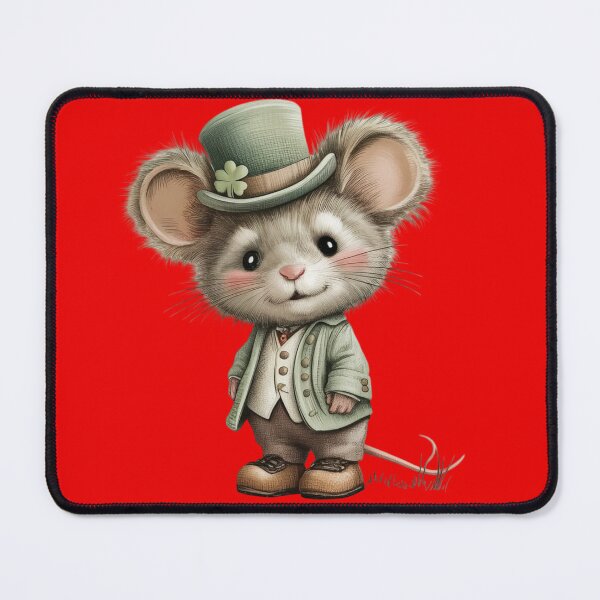 Item preview, A cute cartoon illustration of a mouse character wearing a formal outfit designed and sold by 123ks.