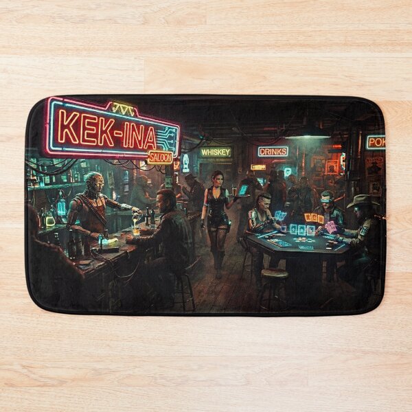 Item preview, Cyberpunk Bar - Neon Atmosphere and Futuristic Urban Night designed and sold by Kek-Ina.