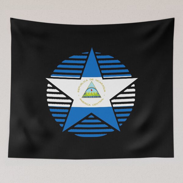 Item preview, Retro Nicaragua Flag Star NI designed and sold by shitpostee.