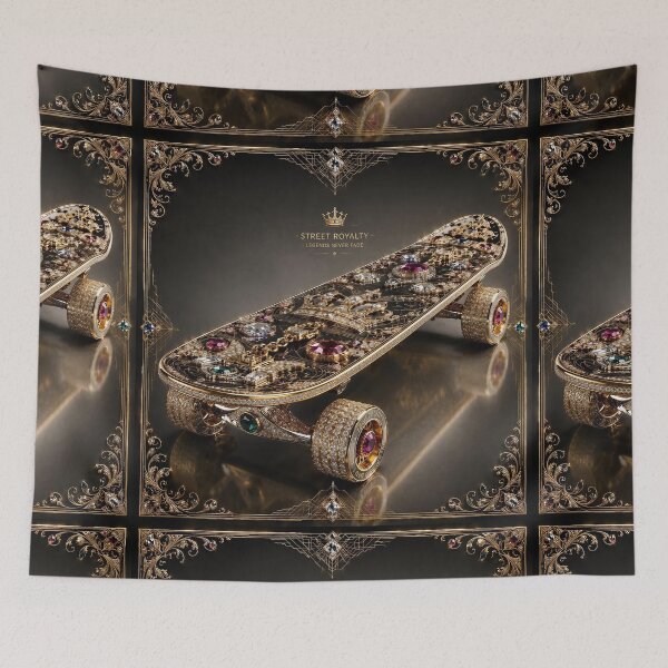 Item preview, Luxury Jewelry​ Skateboard in Art Nouveau​ designed and sold by Adisak-designs.