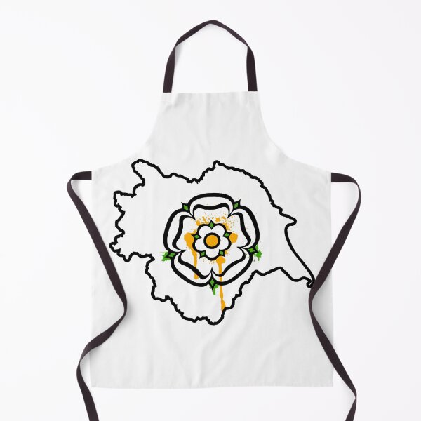Item preview, Yorkshire Map Silhouette Paint Drip Rose Urban Graphic designed and sold by OnHeathAndMoor.